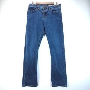 Wrangler Slim Straight Jeans Mens 32x30 Blue Streetwear Skate Denim Pants